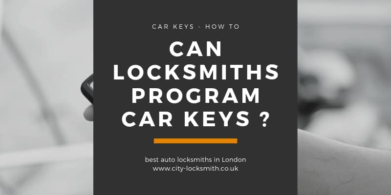 can locksmiths program car keys